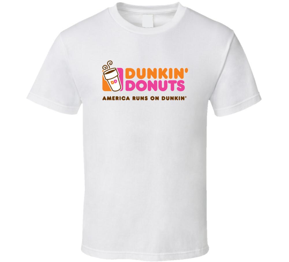 Dunkin Donuts Label Logo T Shirt Mens Womens Tees Top