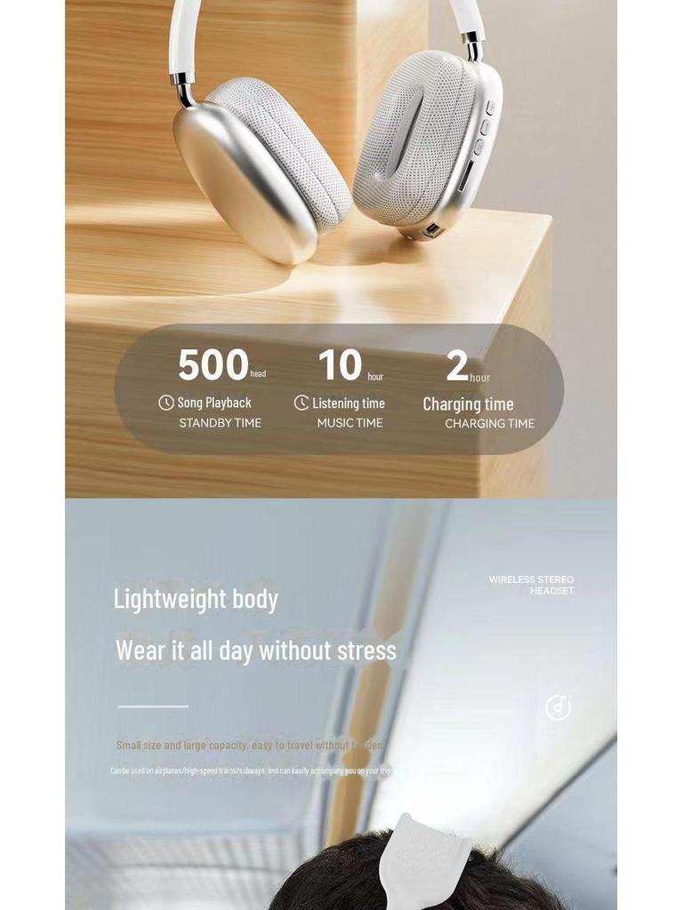 P9 Advanced Bluetooth Wireless Headset для Android, iOS, компьютеров – Universal Heavy Bass