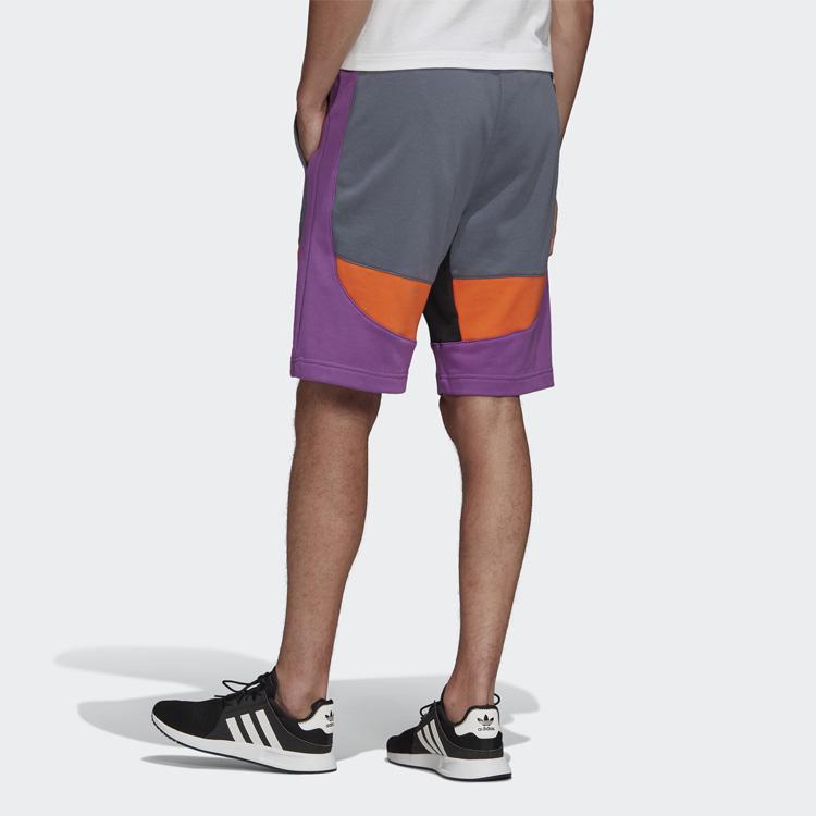 Adidas Мужские уличные шорты Originals Trefoil, темно-бирюзовые, серые, FM3703