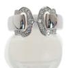 Cartier B4071047 #7(JP Size) Ring K18 White Gold/diamond Women