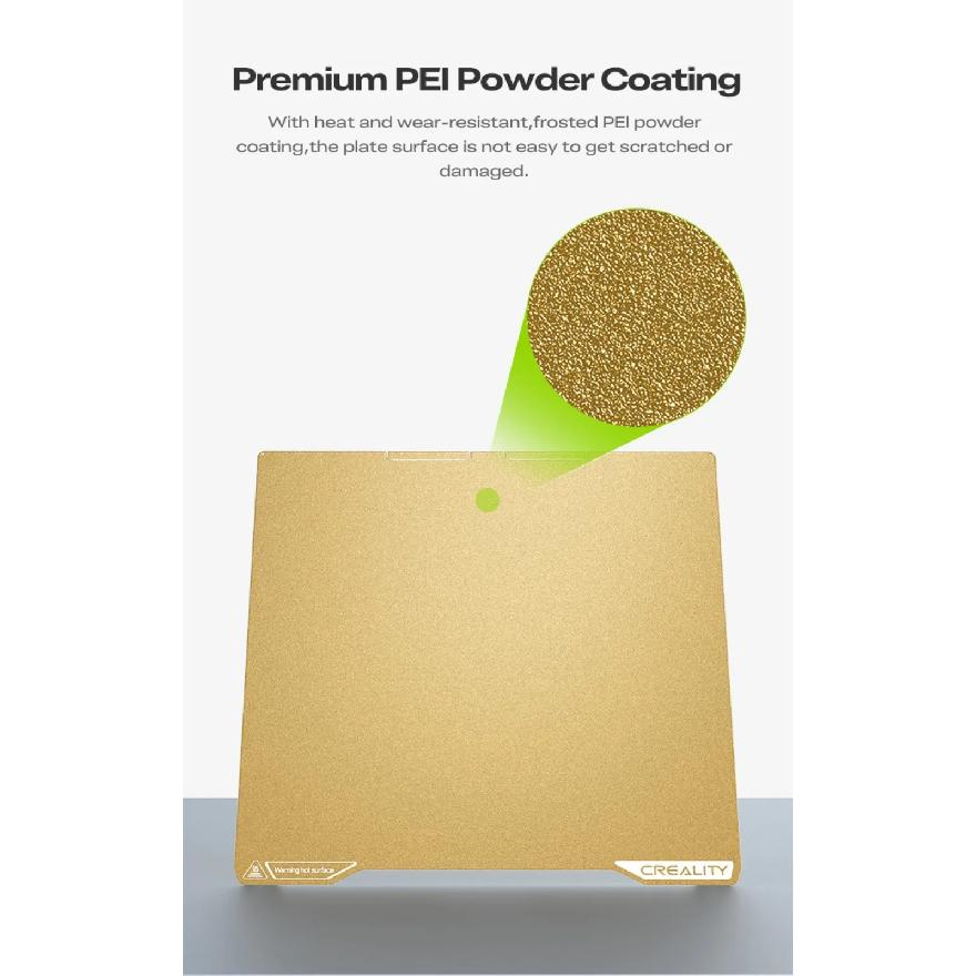 Creality K2 / K2 Pro Double Sided Frosted Build Plate 270x293mm/325x310mm Textured PEI Sheet Magnetic Flexible 3D Printer Plate