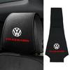 1/2PCS Car Headrest Cover Seat Accessories Car Styling Accessories  For VW Golf Polo Jetta Passat Tiguan Beetle Touran Polo 7UED