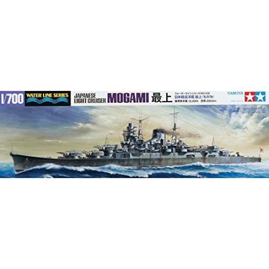 Tamiya Серия Waterline 359 Легкий крейсер Императорского японского флота Могами Пластиковая модель 31359 1/700 №