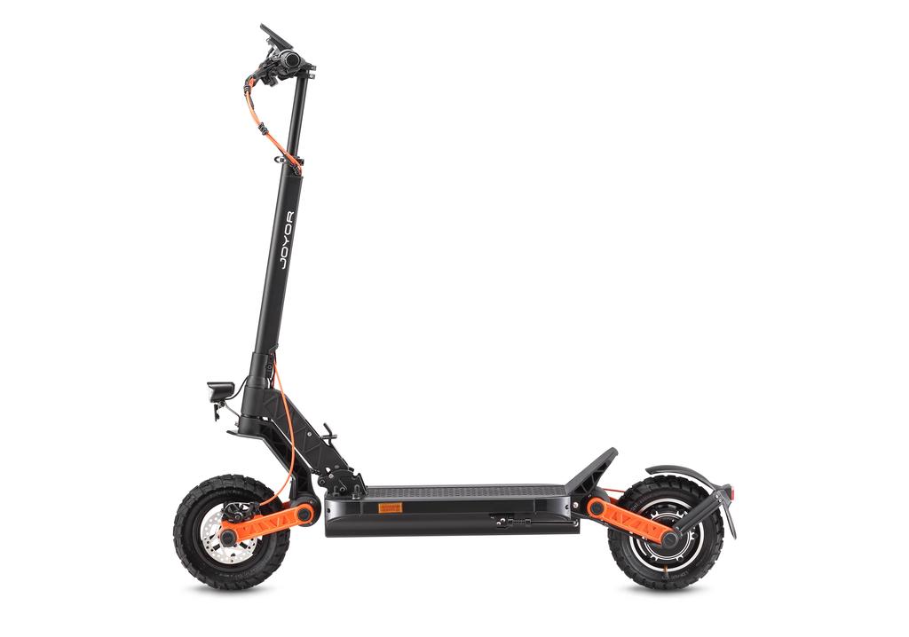 Электросамокат JOYOR S5 10-дюймовые шины 500 Вт мотор 48 В 13 Ач аккумулятор скорость 20 км/ч макс. запас хода 40-55 км двойные дисковые тормоза с сертификацией ABE