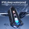 V5.3 Bluetooth мотоциклетный шлем гарнитура беспроводные наушники Hands Free с RGB красочные водонепроницаемые наушники для катания на лыжах