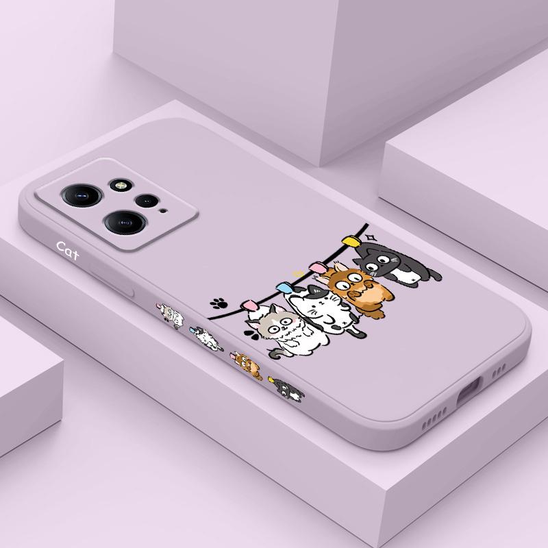 Чехол для телефона "Воздушный кот" для Xiaomi Redmi Note 15 Pro Plus 4G 5G Силиконовый чехол