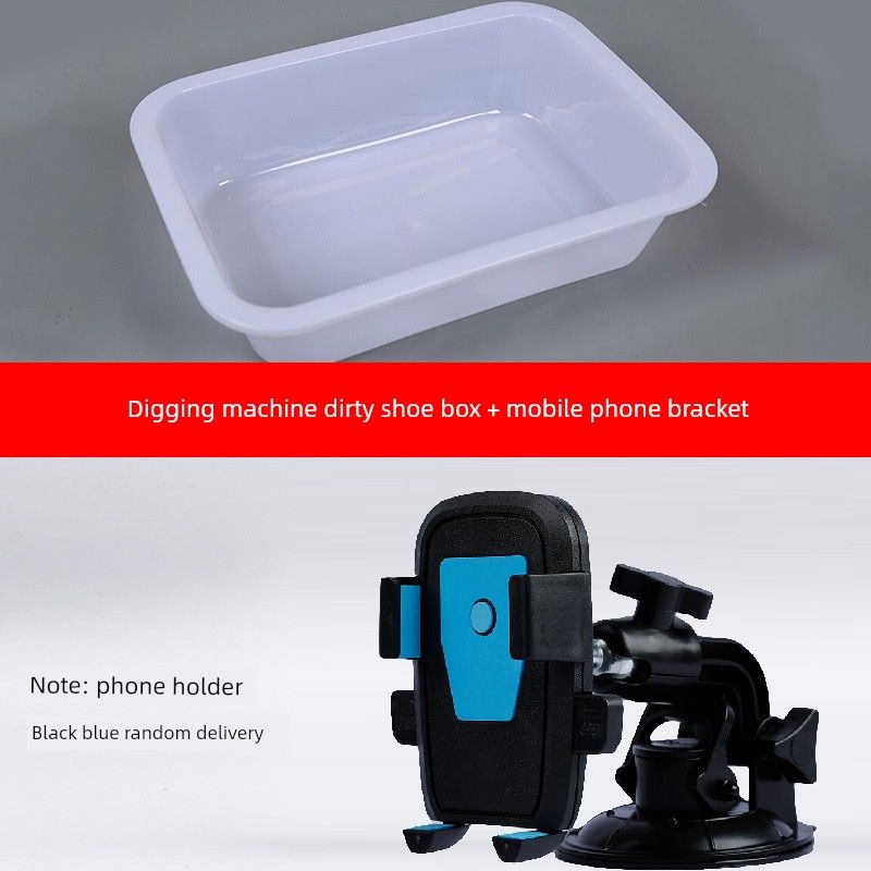 Bubble Wrap Car Phone Holder Car Suction Glass Front Windshield Truck Excavator Special Fixing Clip