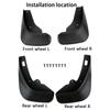 Car-styling Car Mud Flaps Front Rear Mudguard Splash Guards Fender 4PCS Car Accessories For Ford/Focus 2 MK2 MK2.5 Saloon Sedan 2005-2011