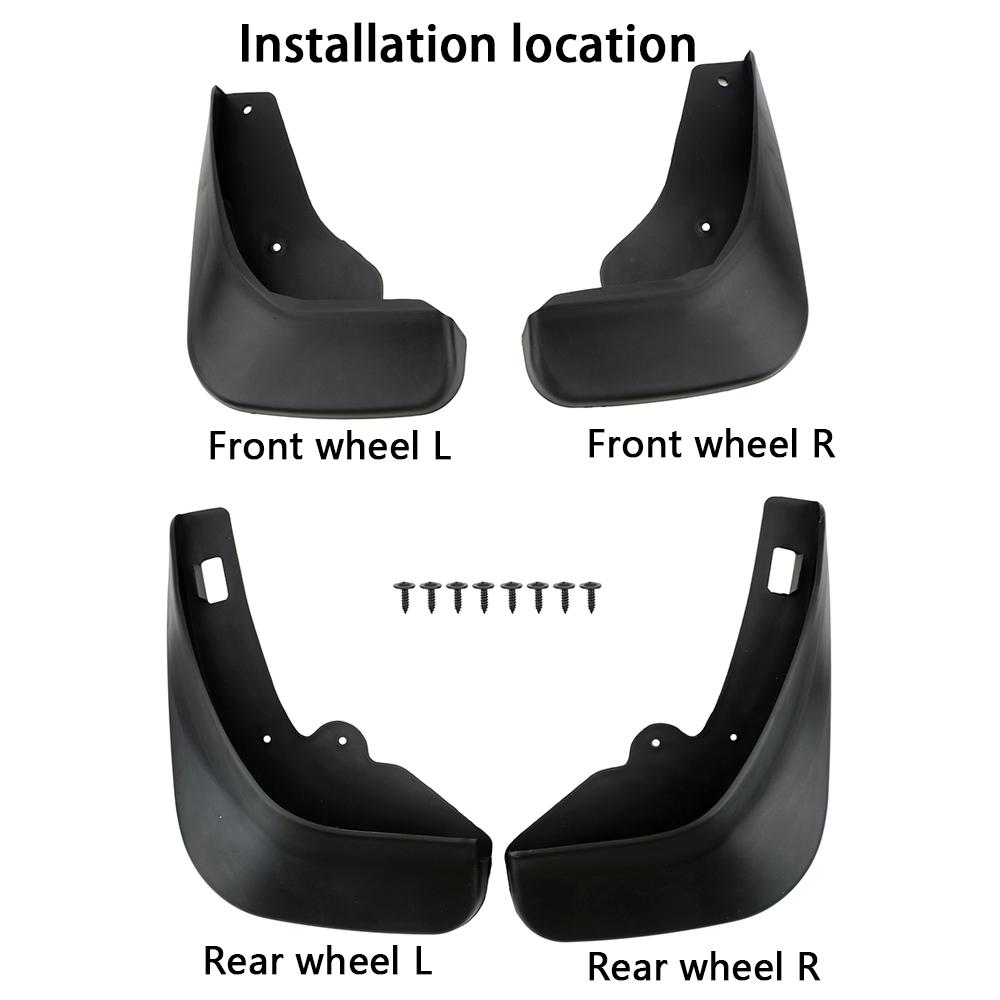 Car-styling Car Mud Flaps Front Rear Mudguard Splash Guards Fender 4PCS Car Accessories For Ford/Focus 2 MK2 MK2.5 Saloon Sedan 2005-2011
