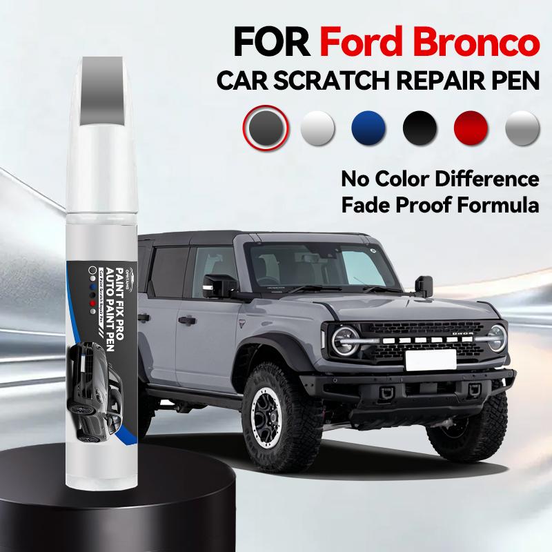 Car Paint Repair Pen For 1966-2025 Ford Bronco Paint Scratch Repair Accessories Blue LB White YZ Silver JS Red EA Orange Bronze