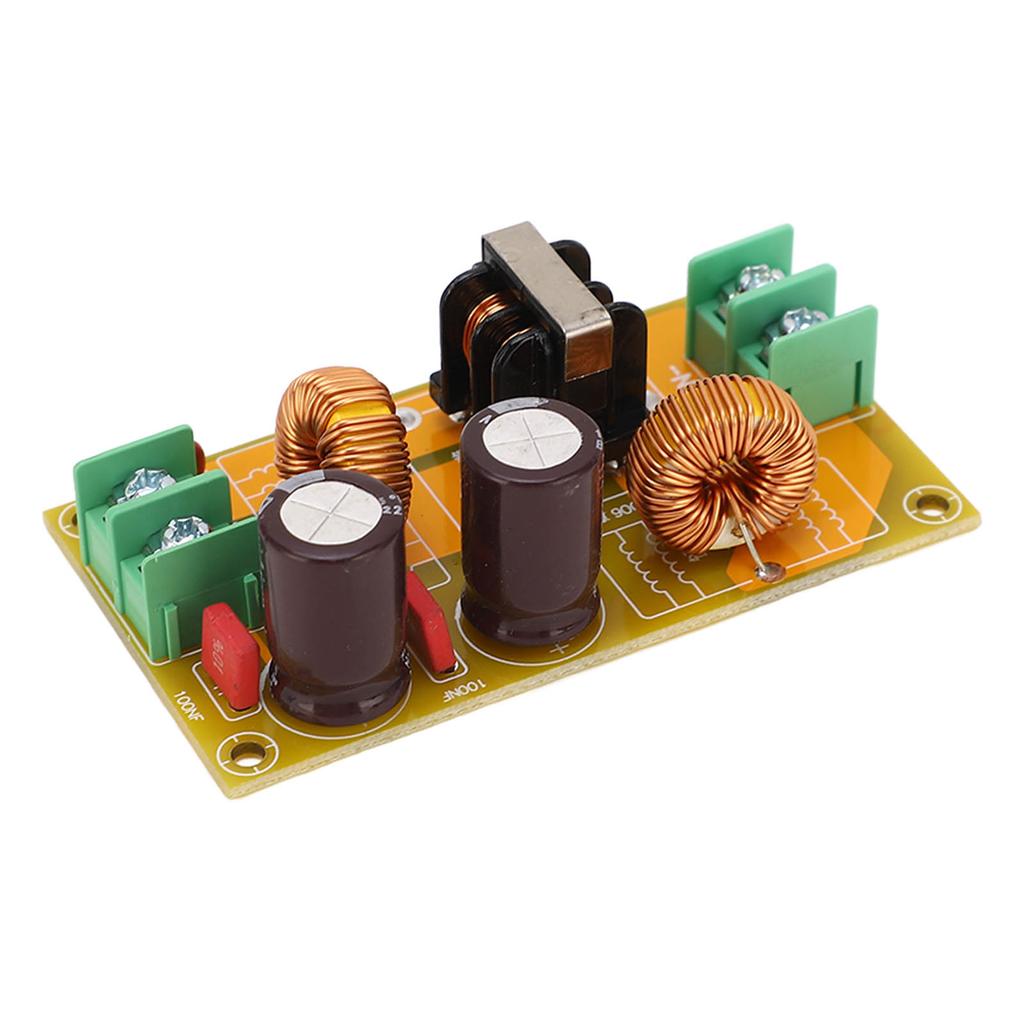 Фильтр питания DC EMI 2A Низкочастотный Пассивный 3-ступенчатый Фильтрация LC Фильтр Плата для Автомобиля Мотоцикла