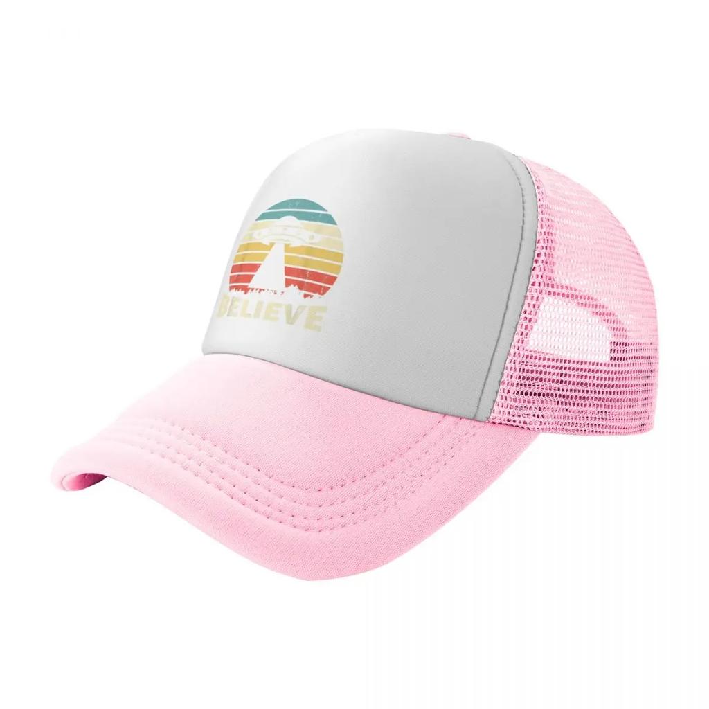 Believe Vintage Alien UFO Retro Sunset Baseball Cap cute Luxury  Beach Outing Mens  Womens