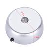 1Pc 4 Leds Luminous Base Light  Glass Display Colorful Round Stand Base