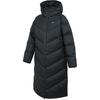 Warm Comfortable Casual Long Hooded Down Jacket Women Outerwear Black HV5237-390