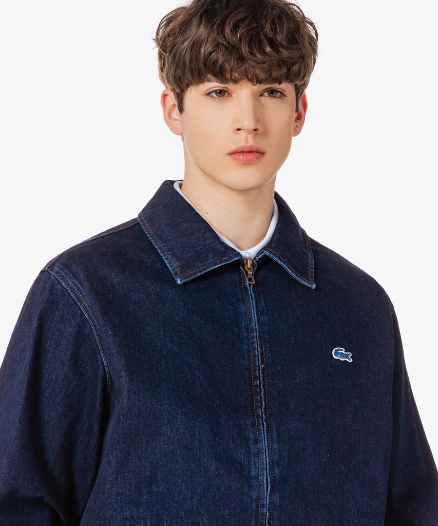 Lacoste Men'S Jp Denim Zip-Up Jacket Bh9438-56G 3Gf