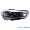 Светодиодные фары BMW X2 F39 (2018-2020) - Номера деталей 63117489229 и 63117489230