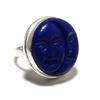 Natural Lapis Turquoise Gemstone 925 Sterling Silver Gift Ring Size 7.5 R4g18