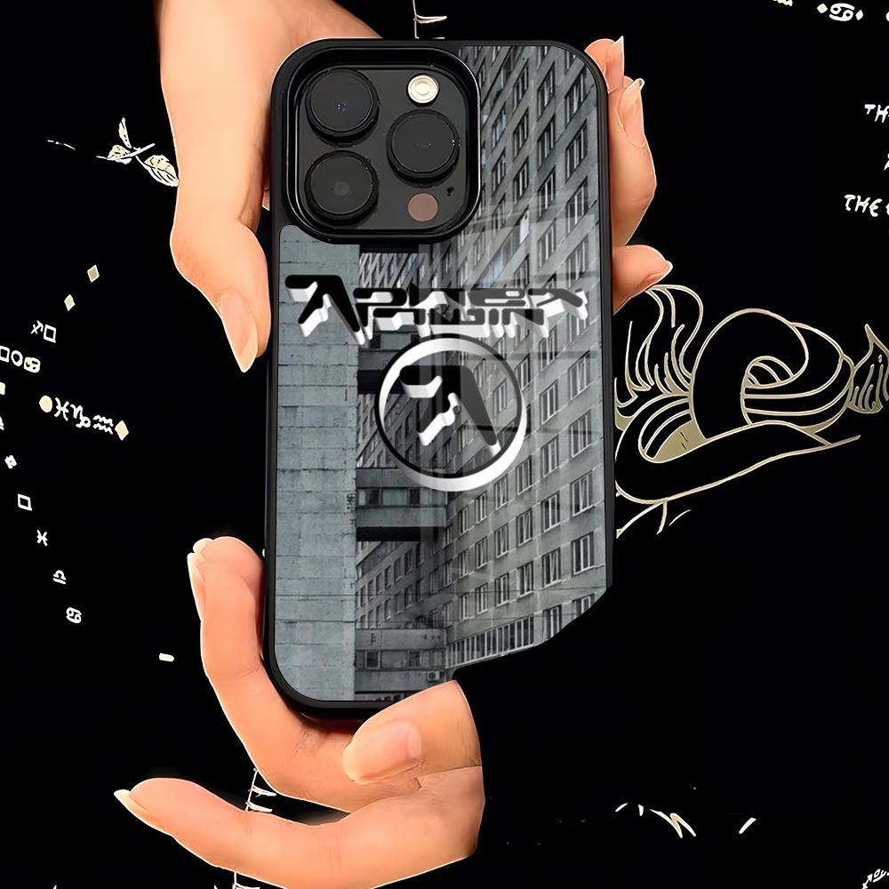 Чехол для телефона с логотипом Aphex Twin, PC+TPU, для IPhone 17 16 15 Pro Max 13 16 11 12 14 Pro Xs Max Mini Xr X Plus