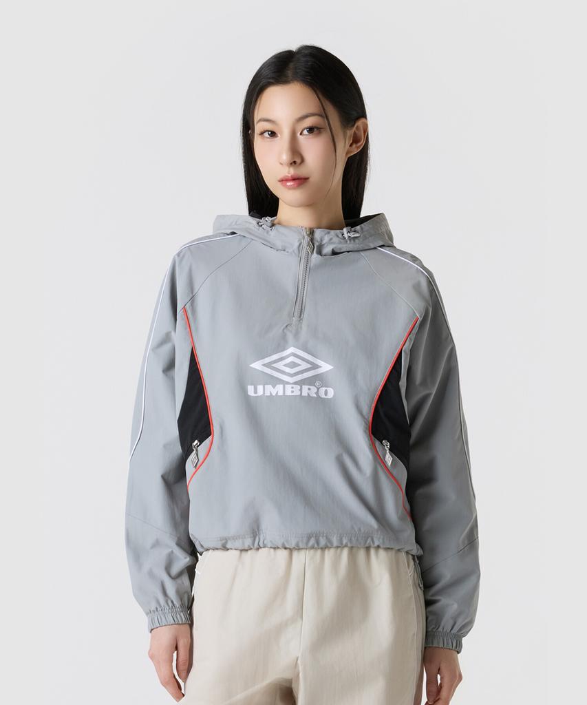 Umbro Hbl Engineered Crew Анорак с капюшоном Светло-серый (Uq323Cwt97) (Тип B)