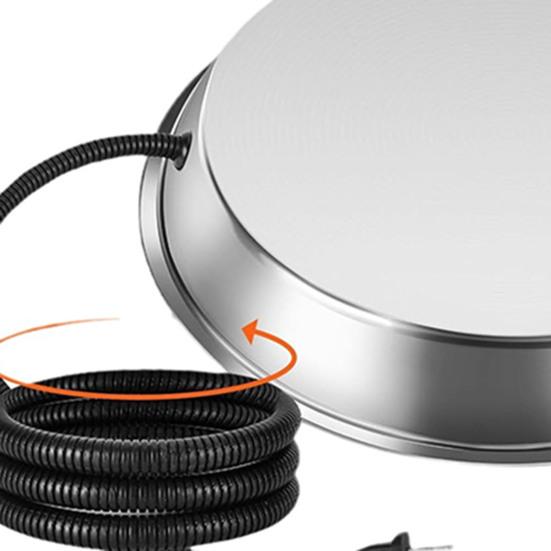 Основание для нагрева воды, удобная поилка для курицы из нержавеющей стали, нагреватель с вилкой европейского стандарта, нагреватель для питья для птицы на зиму