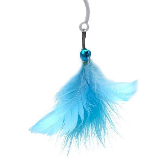 Игрушка-неваляшка для кошек, интерактивная автоматическая игрушка-дразнилка с перьями для котят, дразнилка-палочка-неваляшка, кормушка для еды, развлекательная игрушка, товары для питомцев