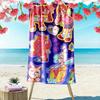 Dandadan-inspired 2D Flat Print Beach Towel, Large Soft Quick Dry Towel for Beach Camping SwimmingXSTJ0915282