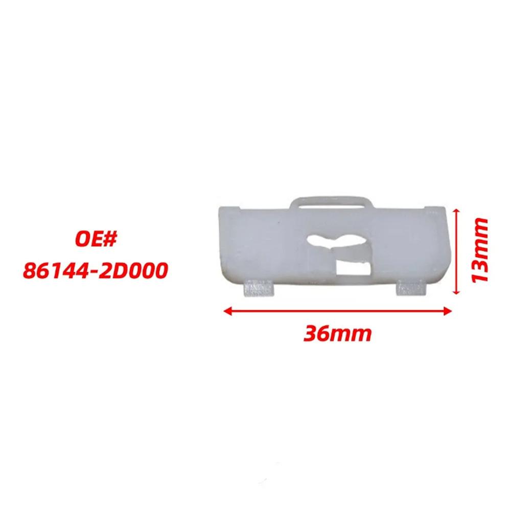 10 шт. Клипсы переднего молдинга крыши 86144-2D000 Для Hyundai Elantra