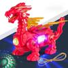 Electric Powered Mechanical Dinosaur Cool Light Children Entertainment Toy  Boys Gifts