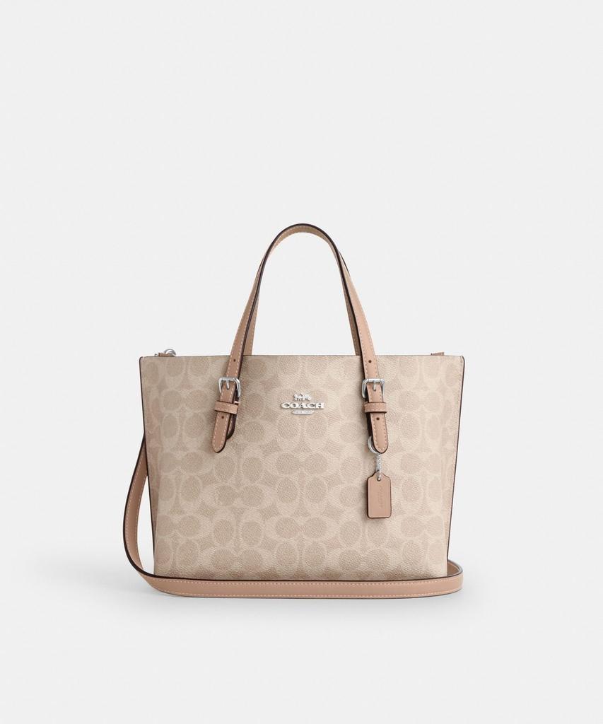 COACH OUTLET Сумка-тоут Molly 25 из канвы с Signature Бежевая