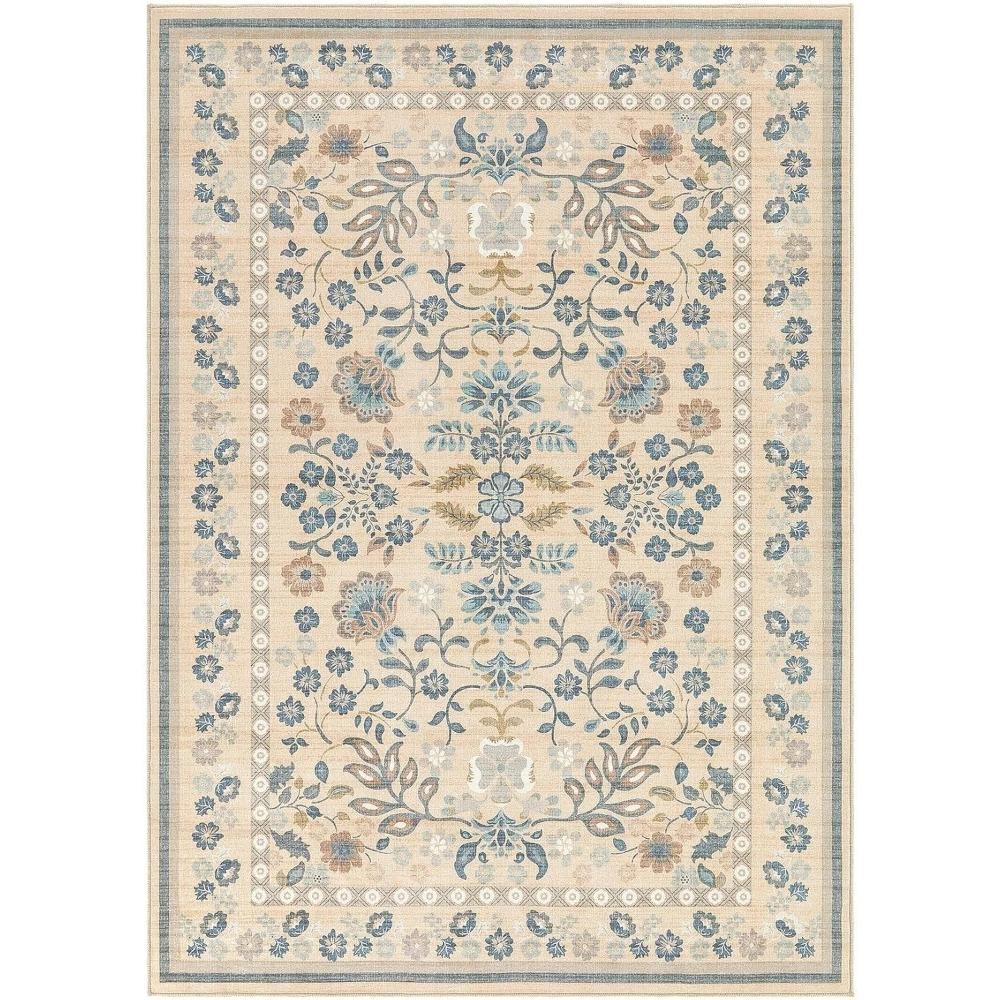 Ковер для гостиной Прикроватный коврик для спальни Ковры машинной стирки Весенние цветы Растение Ретро Домашний декор Ковер