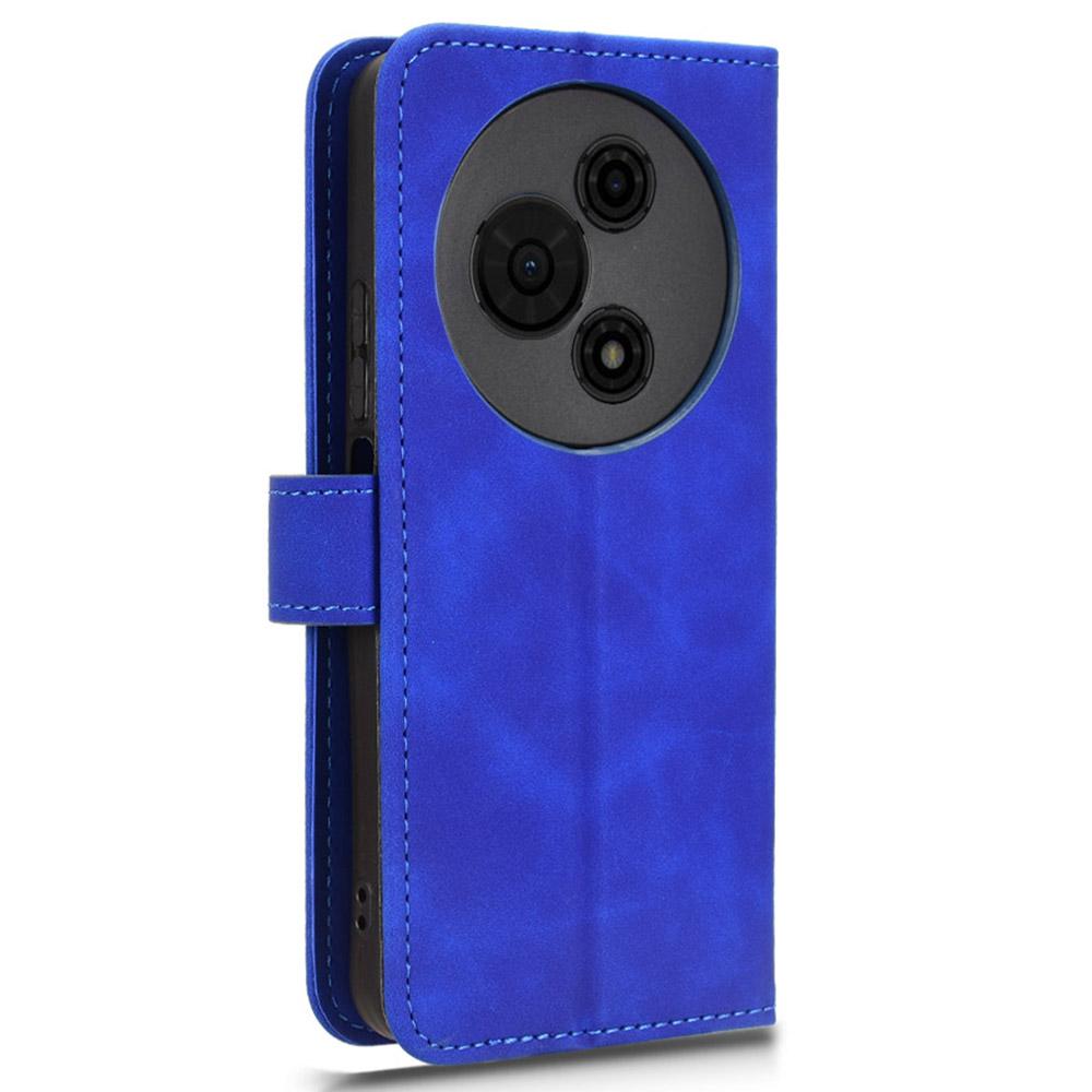 Для TCL 605 4G Кожаный чехол с эффектом кожи Противоударный Чехол-кошелек Книжка для телефона