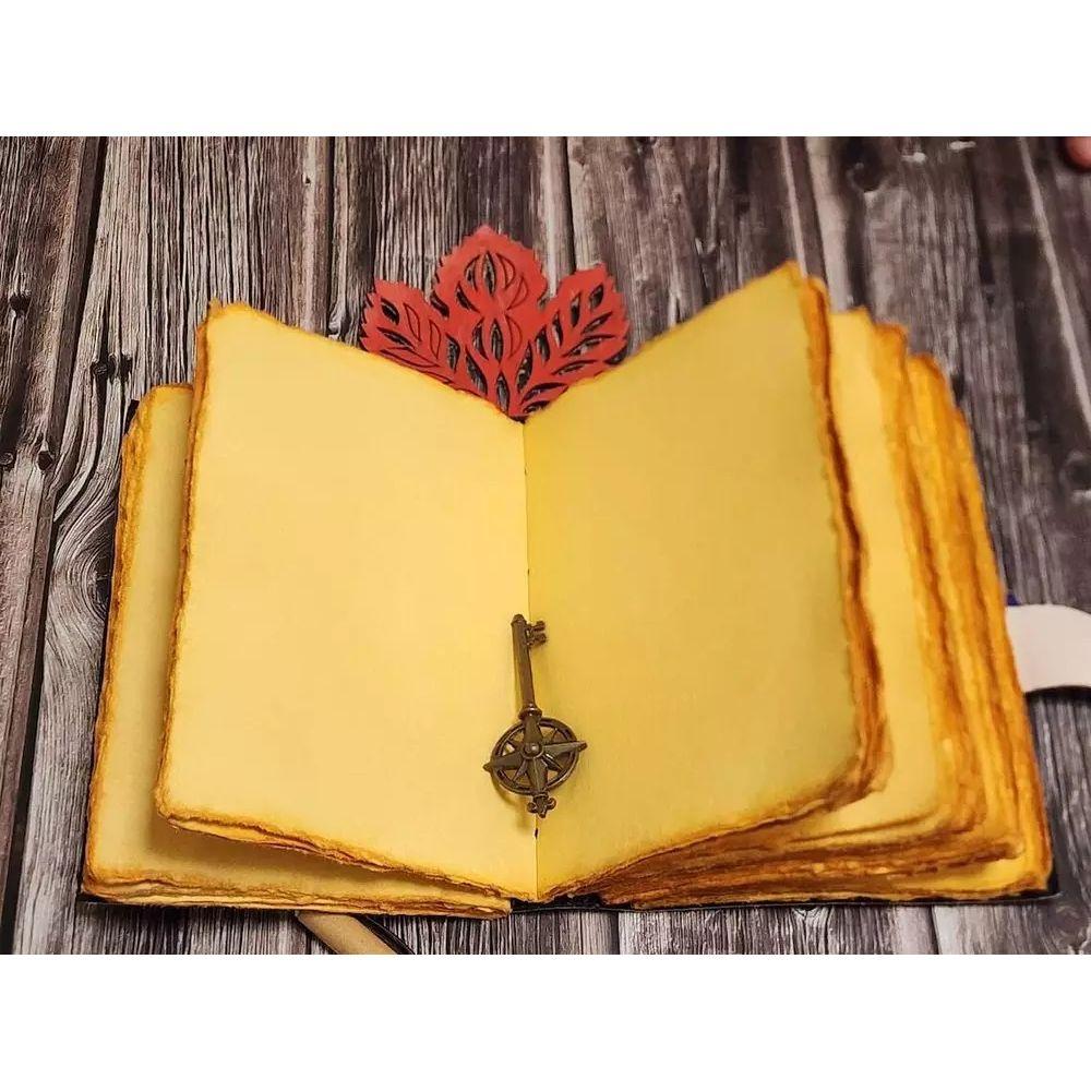 Vintage Tree of Life Journal Diary | Green 7/5 Tree of Life Notebook Grimoire