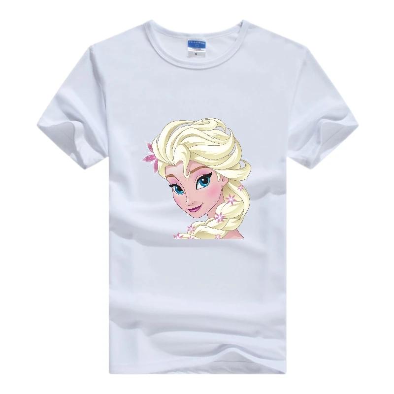 Casual Frozen Anna Aisha Princess Ladies Tops Disney Cartoon Tshirt Women T Shirts Clothing Short Sleeve Oversized Girl Blouses