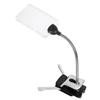 Pro Flexible Hands Free LED Magnifying Glass Desk Lamp Bright LED Illuminated Magnifier with Clamp for Reading