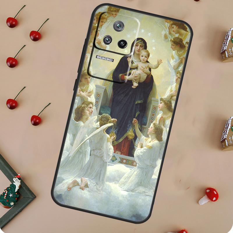 Virgin Mary of Hope Catholic Art Case For Xiaomi 13T 14T 15T Pro 17 Pro Max 14 15 Ultra POCO X7 Pro X5 X6 F5 F6 F7 F8 Cover