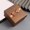 Ribbon Bow Gift Box with Cushion Valentine's Day Bridesmaid Wedding Birthday Present Wrapping Box with Lid Portable Jewelry Packaging