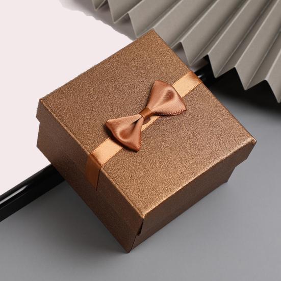 Подарочная коробка с ленточным бантом и подушечкой на День святого Валентина, для подружки невесты, на свадьбу, на день рождения, упаковочная коробка с крышкой, портативная коробка для упаковки ювелирных изделий