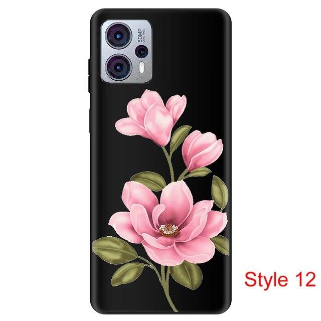 Чехол для Motorola Moto G23, пылезащитный черный чехол, силиконовый чехол 6,5 дюймов для MotoG23, противоударный мягкий бампер из ТПУ, полная защитная сумка