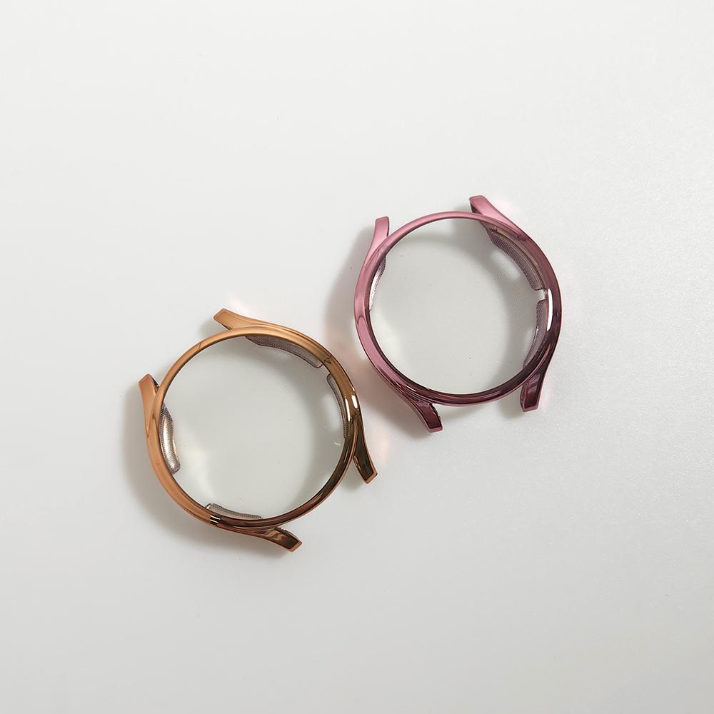 Защитный чехол для Samsung Galaxy Watch 5 44 мм 40 мм SM-R900 R910 / Galaxy Watch 4 Силиконовый HD Полный экран Защитная крышка Чехлы