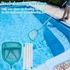 Сетка для сбора листьев для бассейна длиной 5 футов, быстро очищает даже самый мелкий мусор - длина 60 дюймов, очищает спа, бассейны, горнолыжные курорты