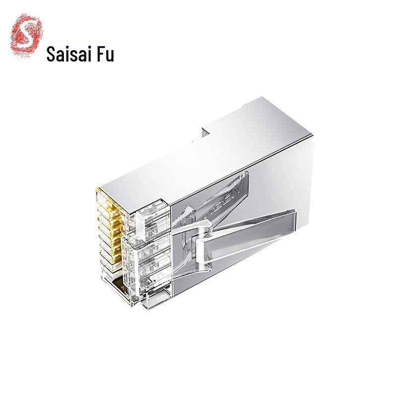 Экранированный сетевой разъем Saisifu Cat6a RJ45