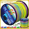 Fishing Line 300M 6 Color Braided Fishing Lines 4-Strands PE Spinning Fishing Reel Braided Line