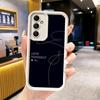 Чехол для телефона Samsung Galaxy A17 A16 A15 A14 A13 Love Yourself Цветок Сердце Линия Kpop A56 A36 A26 A55 A35 A25 A54 A34 A24 A53 A