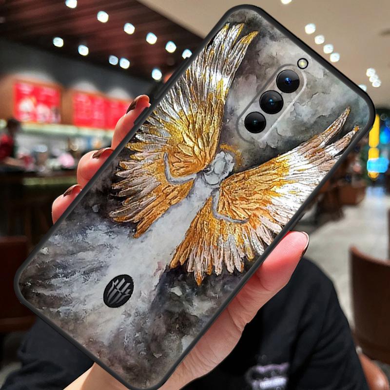 Фантастический Ангел Девушка Крылья Чехол для Телефона Для Nubia Red Magic 8 Pro 8S Pro Plus 5G 5S 6S 6R 7S 6 7 9 Pro Plus Задняя Крышка