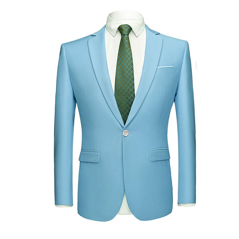 Мужской повседневный блейзер приталенного кроя - Пиджак для бизнеса и для шафера