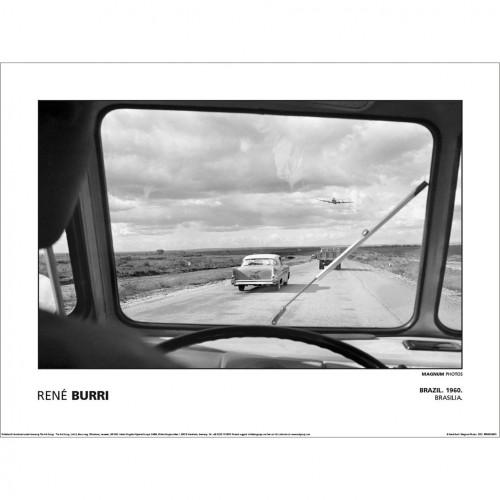 MAGNUM Rene Burri - Brazil Brasilia 1960 Print