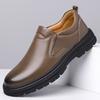 Soft Sole New Designer Soft Leather Shoes for Men Spring Autumn Lace Driving Shoes Male Fashion business Casual Shoe Man