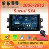 Автомобильное радио Android 14 Carplay Auto Multimedia для Suzuki SX4 2006-2013 для Fiat Sedici 2005-2014 2din Автомагнитола Стерео Головное Устройство