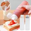 Measurable Condiment Squeezing Bottle Porous Squeezing Bottles Marmalade Squeezing Bottle With Lid