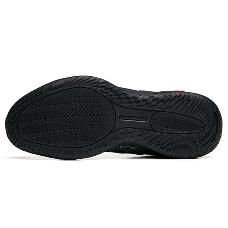 Anta Swoosh 2.0 Нескользящие износостойкие низкие баскетбольные кроссовки для выступлений Мужские Белые Черные Кроссовки 112231606-5